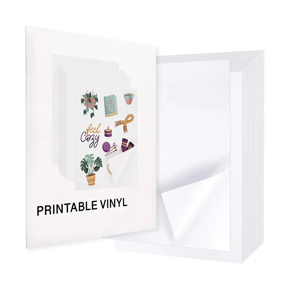 A3 Printable Waterproof White Clear Glossy Matte Vinyl Paper (imported per pack of 100 MOQ 16000 SHEETS).