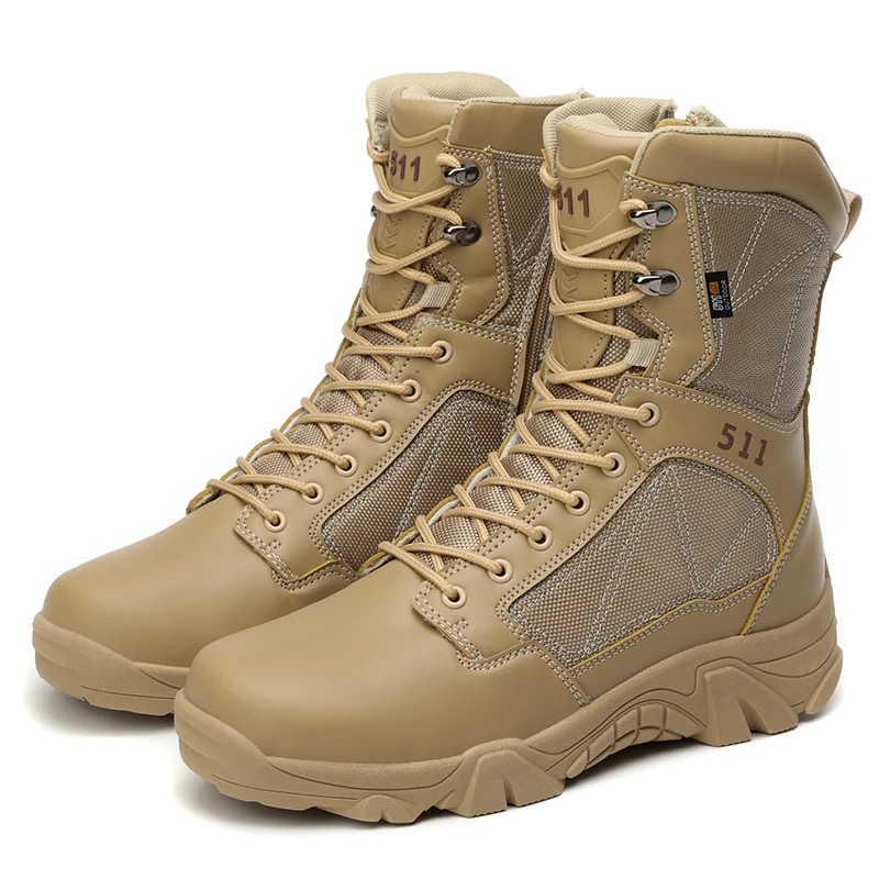 Hiking Ankle Boots, Outdoor Boots (Tan)