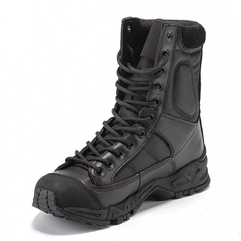Black Police Snake Proof Waterproof Military Boots