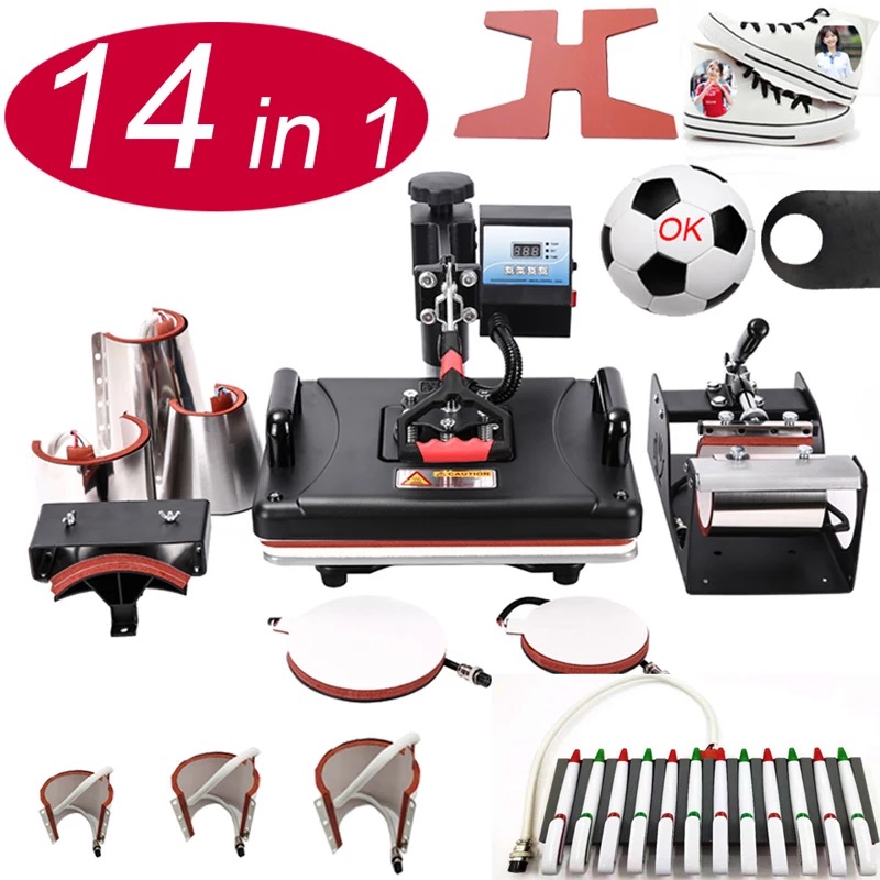 14 IN 1 NEW DESIGN COMBO HEAT PRESS MACHINE (imported airfreight) ex vat