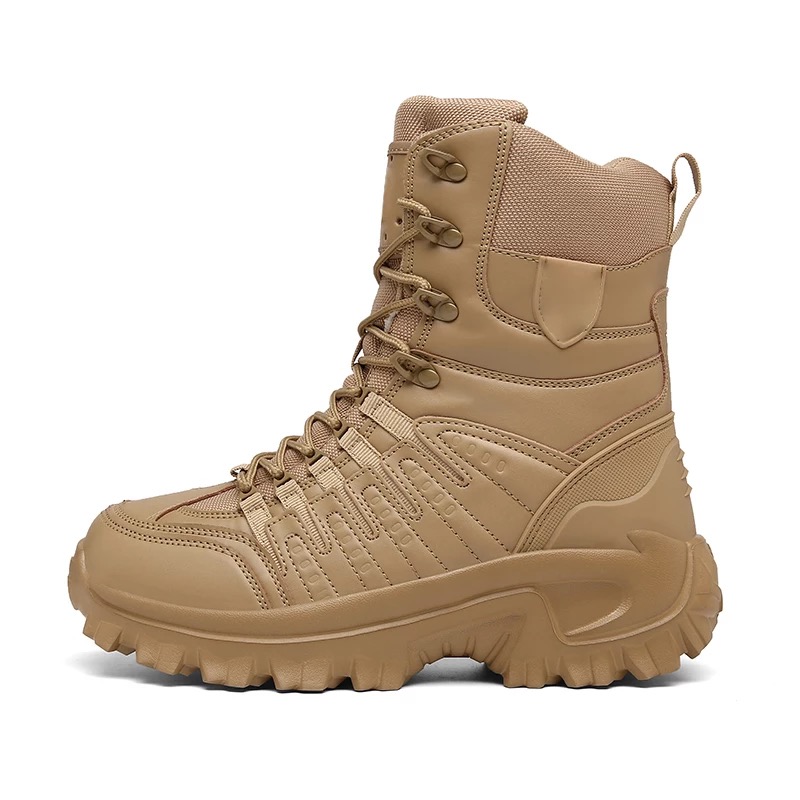 Delta tactical army ankle boots for men (Tan)