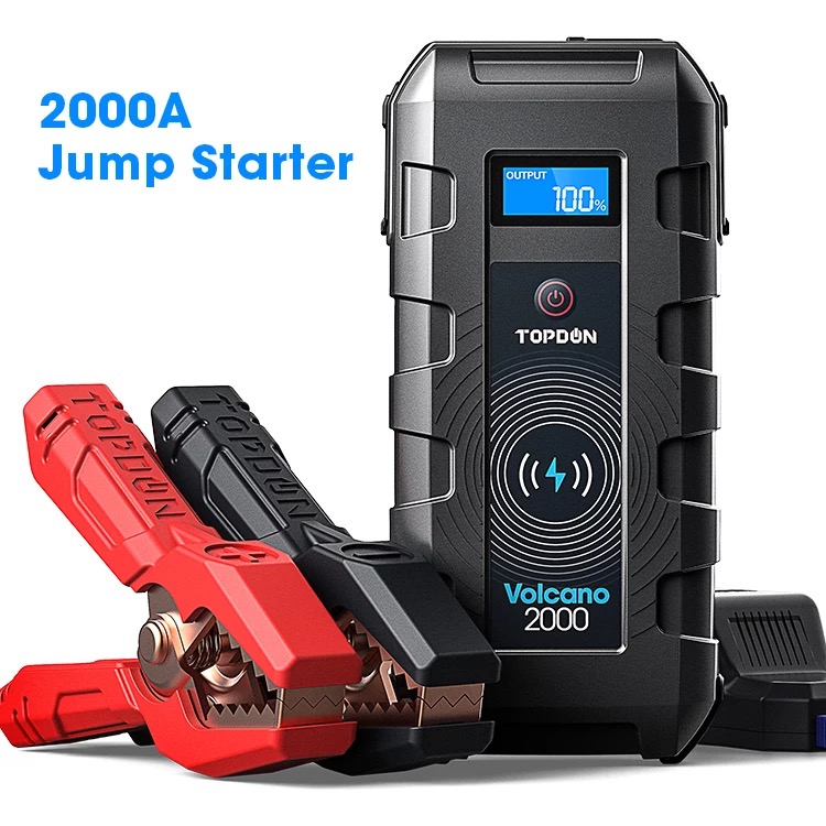 Portable Jump Starter 2000A Emergency Battery Booster Charger For Outdoor Usage (imported)