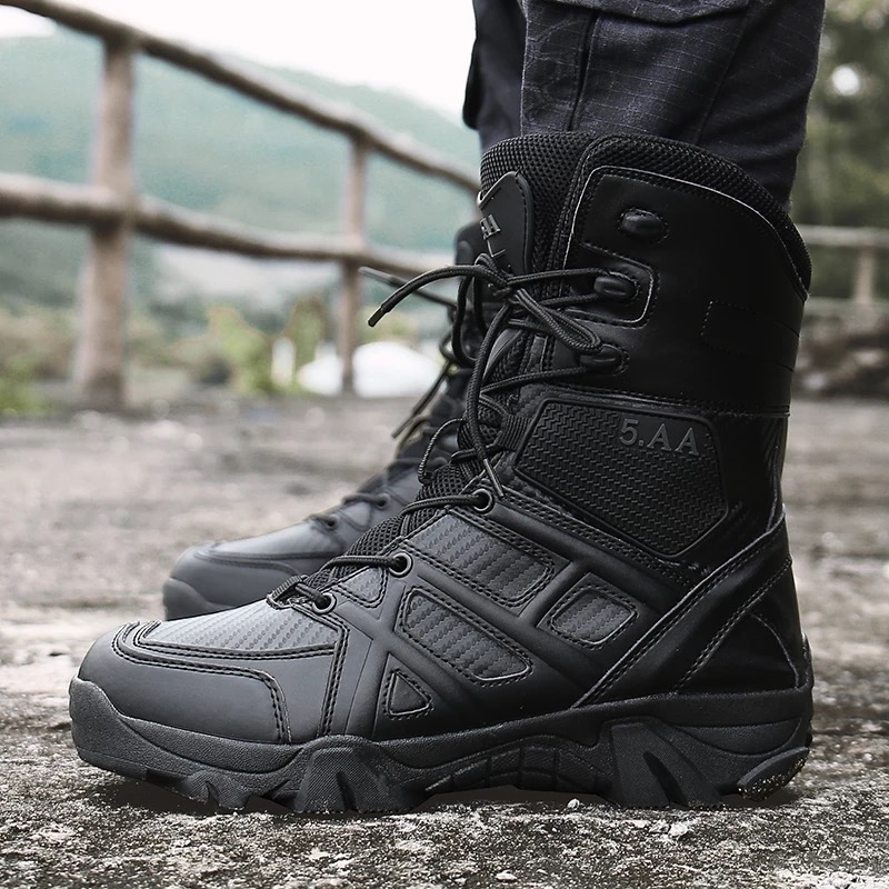 HighTop Desert hiking/combat boots (Black)