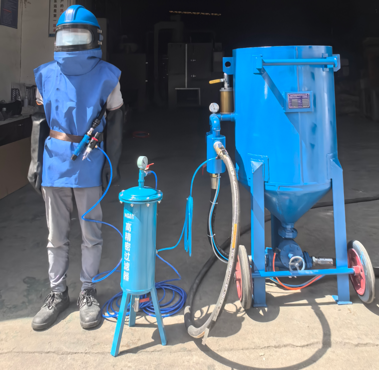 Imported YG‑500 200L Dry Sand Blasting Machine (Includes 163x accessories combo set ex vat)