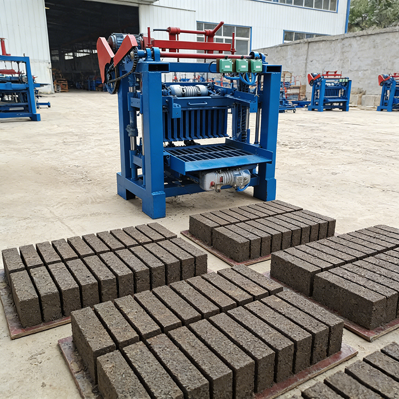 Imported 4-35A Semi Automatic Brick Making Machine 220V Changeable Molds Produce Hollow Solid Paving Bricks (ex vat Request a quote)