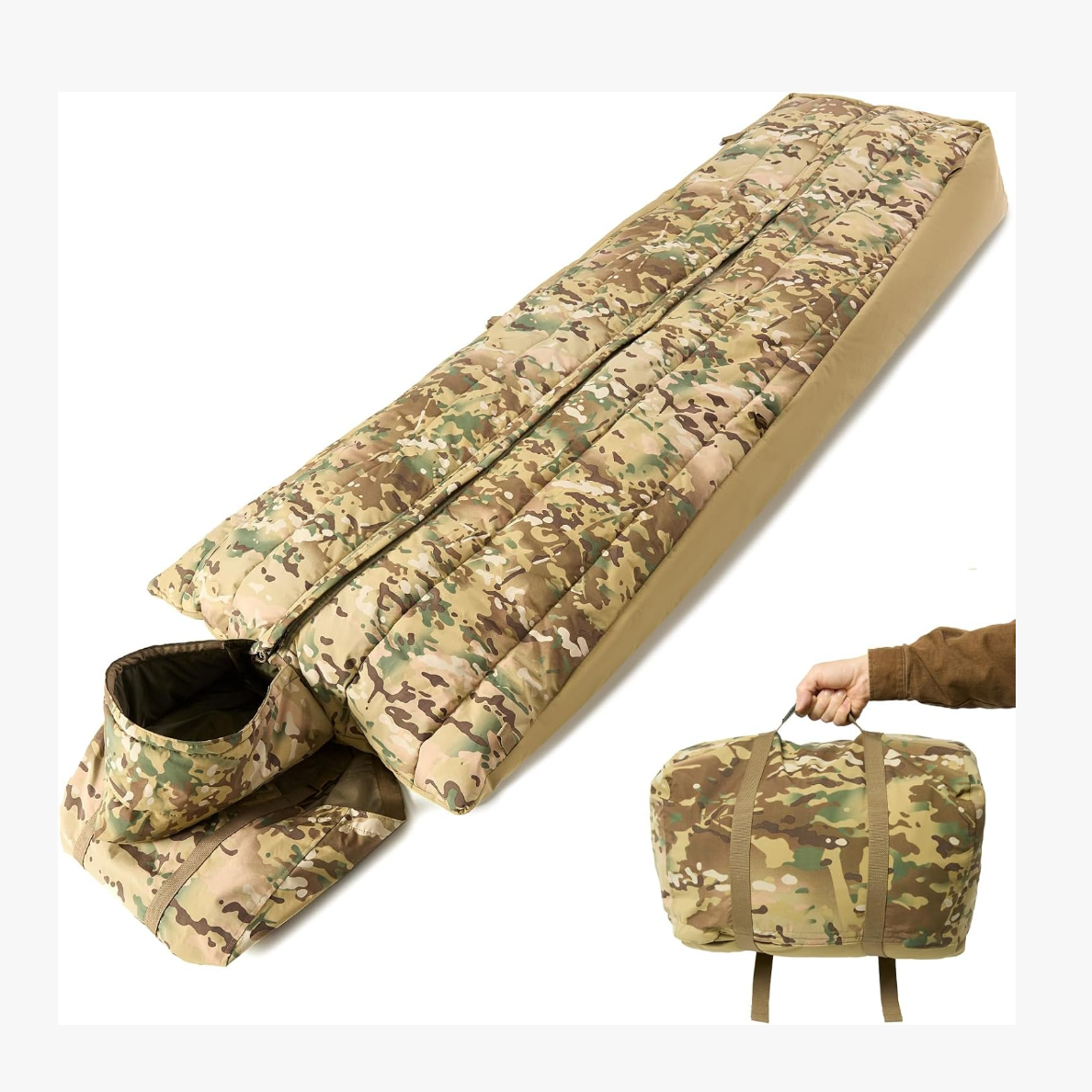 Imported SBA013 Military Camouflage Tactical Nylon Roll-up Sleeping Bag (ex vat)